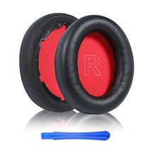 Kutou는 Anker Soundcore Life Q10 Q20 Q30 Q35 헤드폰용 이어 패드 쿠션 두꺼운 메모리 폼 소프트 커버 교체용, [09] Q10 Black Red