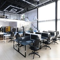 셀더스 플랫 일자형 컴퓨터책상 - 4사이즈 / 6컬러, 셀더스 플랫 사무용책상 1800, 마블/화이트다리