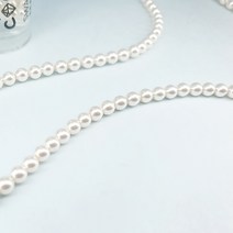 오스트리아 크리스탈 진주 화이트펄 3mm 30개 목걸이 팔찌 반지 귀걸이 만들기 공예재료