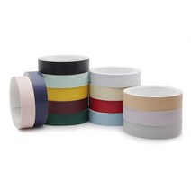 제본테이프 25mm x 10M 택1 컬러 마스킹 커버링 표지 종이 제본라벨 라벨지, 색상, 하늘색