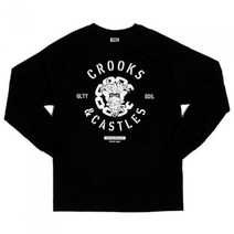 크룩스앤캐슬 CROOKS SEAL CREWNECK - BLK(1520127)