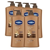 바세린 호주 Vaseline Body Lotion 인텐시브 케어 코코아 글로우 바디로션 750ml, 6팩