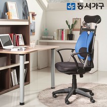 동서가구 사무용 올 메쉬 요추 오피스 사무실 사무용 의자 체어 DF631049, 블랙