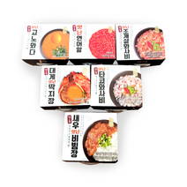 경동시장 냉동 맛난 해물장 6종 세트 10개입(대게딱지장2개 새우비빔장2개 타코와사비2개 조개살와사비2개 연어알 고노와다), 2개