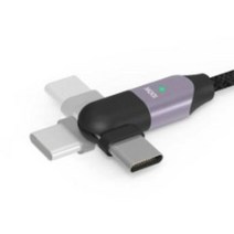 모락 로테 180도 회전 LED 60W/100W 고속케이블 C타입/라이트닝8핀/CtoC, USB to 8핀