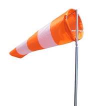 풍향계 풍향기 측량 바람 방향 측정 윈드삭 기상 안전점검 옥외지붕점검, 레드 화이트