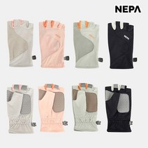 [네파] _NC송파점 여성 메쉬원단을 사용하여 통기성이 좋은 HIFLOW 하이플로우 W쿨메쉬 반장갑 등산글러브 7J28107 SP, 네이비(M01)