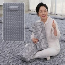 [TV홈쇼핑정품 인포벨]장미화 한일의료기 그래핀 쿨잠 숙면 매트 그래핀 경추 베개 세트 슈퍼싱글 더블, 슈퍼싱글 SET