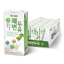 두유 파스퇴르 쾌변 두유 플레인 190ml x 48팩, 파스퇴르 쾌변두유 플레인 190ml x 48팩