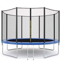 성인트램펄린 성인방방 에어보드 야외 Trampoline 안전망 보호 그물 안뜰 울타리 귀여운 액세서리 PVC, 6FT 6 수직 극