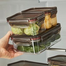 한샘 SOK 프레시 투명한 밀폐용기 1100ml