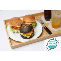 별빵 브리오슈 번 (60g) HACCP인증, 먹물 번 6개