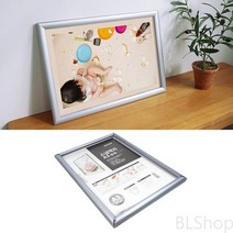 은색 프레임 아이그림 가훈 전시용 홍보물 개폐식 액자 A3