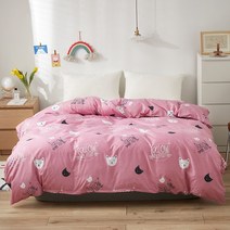 Bonenjoy 1pc 이불 커버 퀸 사이즈 퍼플 컬러 플라워 프린트 220x240cm funda nordica cama 150 킹 침대, 2 pillowcase48x74cm, 11 maomibaobeifen