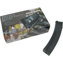 킹 암즈 MP5 100연 매거진 Box 세트 - 5개입 KAMAG19V