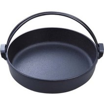 이와츄 남부철기 무쇠 전골팬 스키야키 스끼야끼 냄비 IH 가열방식, 블랙, 22cm