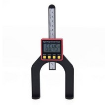 하이트 게이지 다이얼 높이 디지털 깊이 캘리퍼스 마그네틱 피트 목 공용 잠금 나사 개 측정 장치, Red