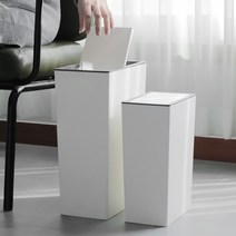 깔끔한 슬림 직사각형 휴지통, 슬림라인 휴지통 미니뚜껑형