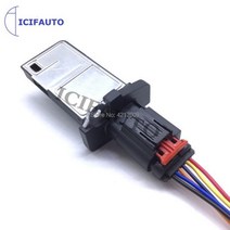 Peugeot Boxer 시트로엥 릴레이 점퍼 용 커넥터가있는 질량 공기 유량 MAF 미터 센서 22 HDI TD4 D 9657127480 1920KQ AFH70M54 117206, Black117206