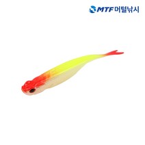 썬베이트 소프트웜 올리스 쉐드웜 4인치, 050(레드헤드)