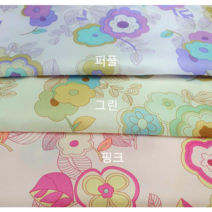 (1+1)안감 다후다 일러스트 3종, 퍼플