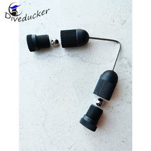 작살총 2pc 위시본 스피어 낚시 스피어건 밴드 유럽 스타일 스피어 낚시 총 고무 밴드, 초록