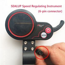 전동자전거 접이식전기자전거 여성용전기자전거 Sealup 전기 스쿠터 36V 48V 모터 브러시리스 컨트롤러 LCD, 04 LCD Meter 6-Pin, 한개옵션1