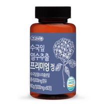 국산산수국잎 열수추출 프리미엄 정 HACCP 화이트토마토 1000mg x 60정 2개월분, 4개