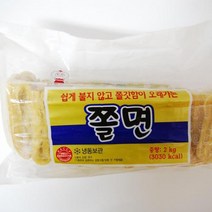 쫄면 천일 2kg 식자재 장보기, 단품, 단품