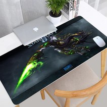 마우스장패드애니메이션 게임 스타 크래프트 마우스 패드 HD 인쇄 컴퓨터 게이머 매트 잠금 장치 XXL 키보, 04 4_04 300x900x2mm