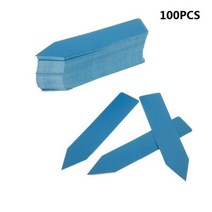 식물 플라스틱 라벨 정원 용품 보육 묘목 트레이 마커 Diy 장식 도구 화분 랜딩 태그 100 개, Blue_100pcs 5x1cm
