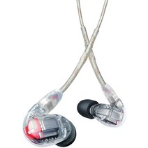 슈어 SE846-CL 클리어 와이어드 인이어 헤드폰 이어폰 이어버드 IEM 모니터