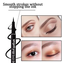 ETEDES 3가지 다른 정밀 아이라이너 방수 얼룩 방지 3-in-1 3개 블랙 #-0714061 798440