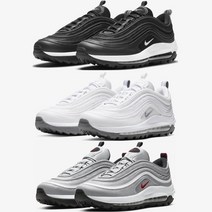 {나이키NIKE 에어맥스97 G 골프화 트리플화이트 검흰 실버불렛 3종