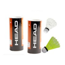 스포츠 운동 초보자 연습용 셔틀콕 나일론 배드민턴 라켓공 3P, 임의색상