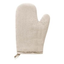 전자렌지계란삶기 솔리드 컬러 내열성 장갑 면 린넨 패션 북유럽 주방 요리 전자 레인지 장갑 베이킹 바베큐 오븐 장갑 83, 크림