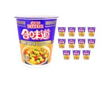 닛신 컵누들 씨푸드 커리 71g, 10개