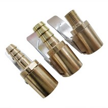 밸브 1Pcs 자동차 트럭 황동 공기 펌프 척 타이어 밸브 8mm 클립 클램프 커넥터 어댑터 인플레이션 확장 튜
