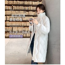 여성 다운 깃털 자켓 코트 겨울 헐렁한 짙은 버블 롱 오버 사이즈 퍼퍼 코튼 패딩 아웃웨어