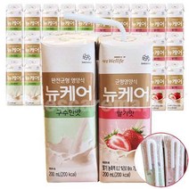 뉴케어 구수한맛 딸기맛 2가지맛 15팩씩 30팩 일반 환자 균형 영양식, 200mlx30팩
