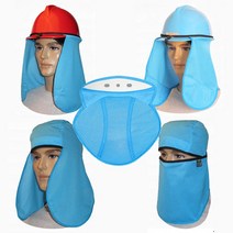 나라지킴이 햇빛가리개 밴드형 오픈형 두건형 타올형 안전모 내피 턱끈 외 안전모 액세서리, 햇빛가리개 두건형