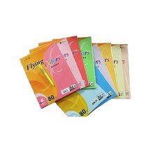 삼원 A4 플라잉칼라 80g P시리즈, P15 진분홍색