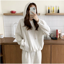 MAY 클립후드세트 메이 후드티 밴딩조거팬츠 SET