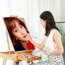 부처 부처님 숫자로 그림 사진 사용자 정의 DIY 오일 페인트 초상화 웨딩 가족 캔버스에 diy 디지털126947, [11] 50x60cm no frame, Simple 24 colors