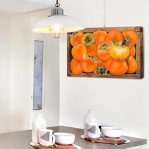 풍요로운 감 100x73cm 액자/ 그림액자 아트액자 장식, 선택사항_알루미늄 (블랙)