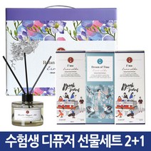 보태닉에스멜다 수험생 선물 공부방 대형 디퓨져 (아로마향 라임 바질 자몽향) 대용량 디퓨저, 선물세트