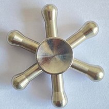 고급 피젯 스피너 메탈 무소음 윙 육각형 물방울 금속 Fidget Spinner Toys, 10 Silver