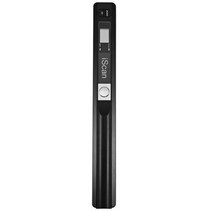 선명한 휴대용 이미지 문서 스캐너 PC A4 900 인치 당 점 JPEG/PDF USB2.0 노트북 사진 책 전기 원 클릭 스, 01 Black
