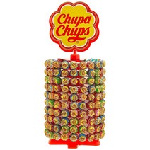 [라임파다] Chupa Chups 롤리 휠 + 각각 12g + 6가지 맛있는 맛의 롤리팝, 상품선택