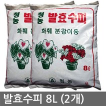 발효수피 8L 2개 화훼분갈이용흙 부산물 퇴비 웃거름 비료 0-382ea, 발효수피 8L(2개)